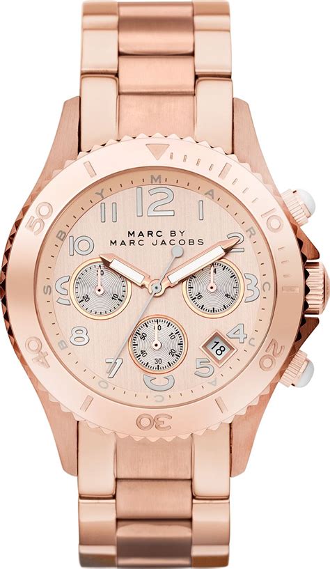 fake marc jacobs rose gold watch